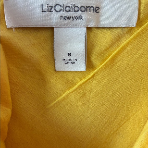 Liz Claiborne Vtg 90s Linen Cotton Blend Plaid Full Skirt Sunset Maxi Dress - 8 - Picture 2 of 13